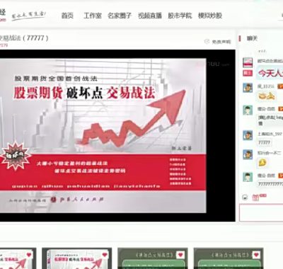 郭立荣股票期货破坏点交易战法视频课程下载